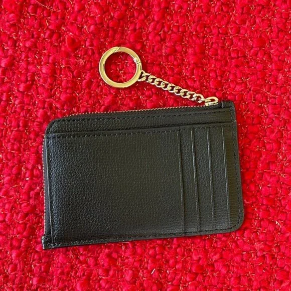 Kate Spade Darcy Medium L-Zip Card Holder Black - Picture 2 of 15